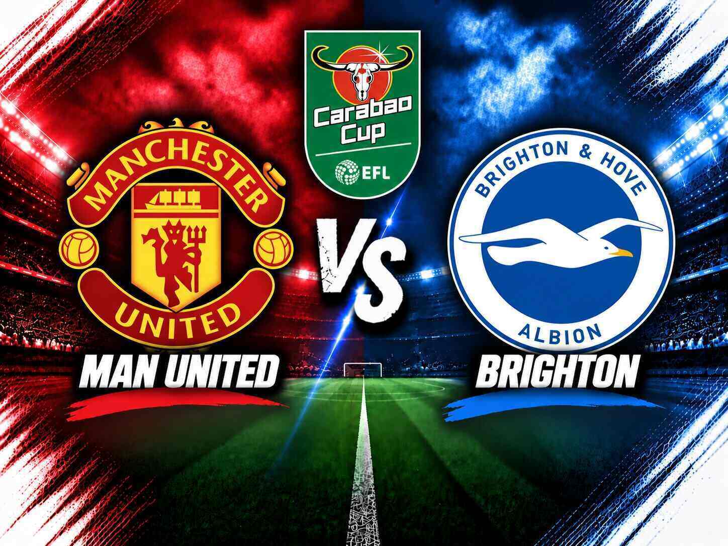 Prédiction du match de football Man United vs Brighton en Carabao Cup. Graphique: Văn An
