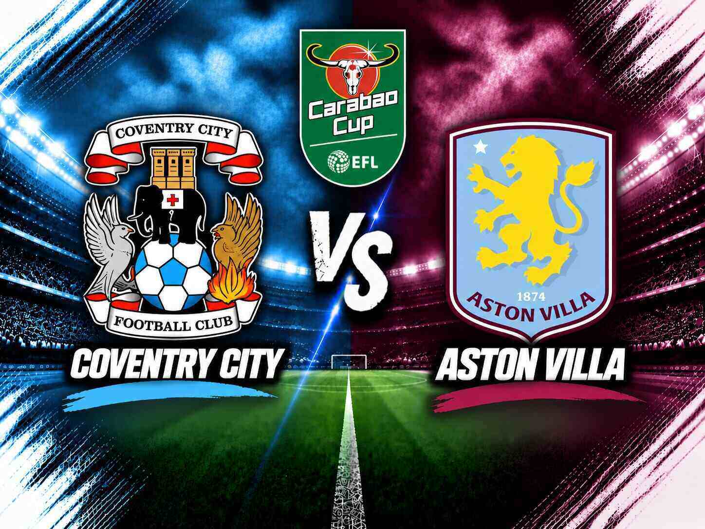 Prédiction du match de football Coventry City vs Aston Villa en Carabao Cup. Graphique: Văn An
