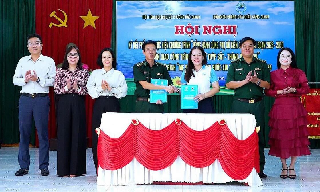 Bac Gianh Ward implements a program to accompany border women. Photo: People's Committee of Bac Gianh Ward