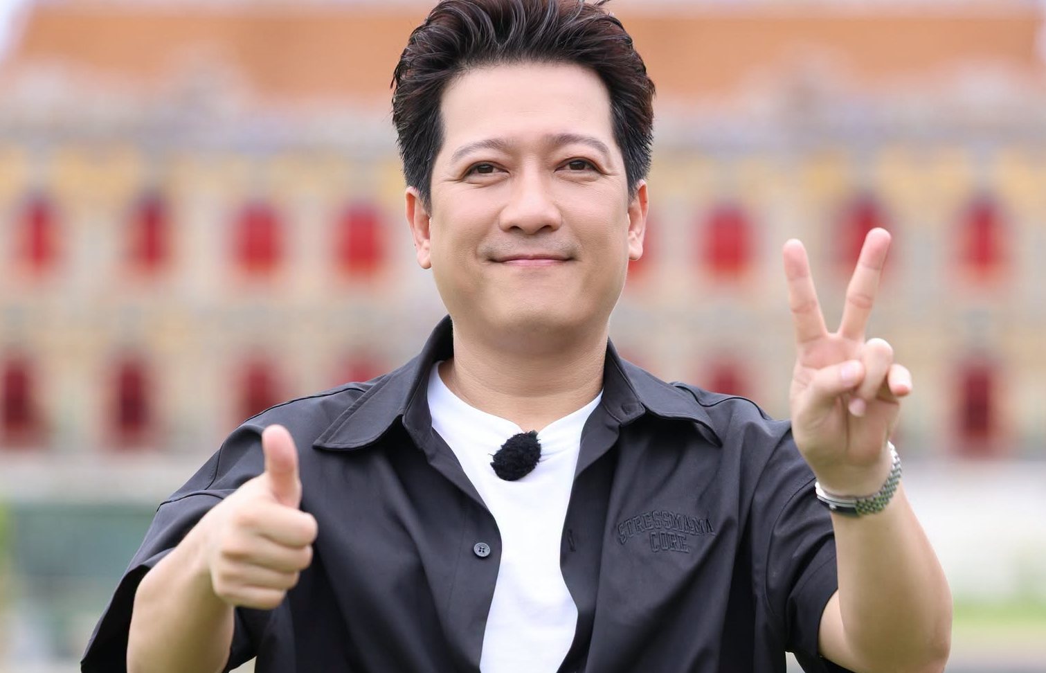 Truong Giang announced his withdrawal from the 2-day 1-night program. Photo: Dat Viet