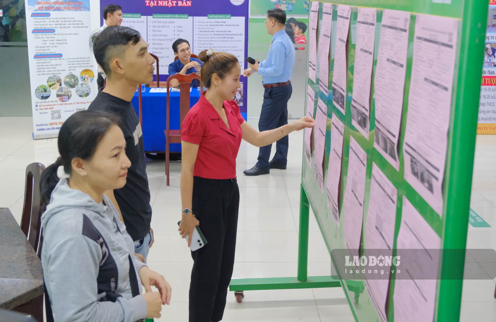 In August, recruitment demand from businesses in Can Tho focused on the group of unskilled and untrained workers. Photo: My Ly