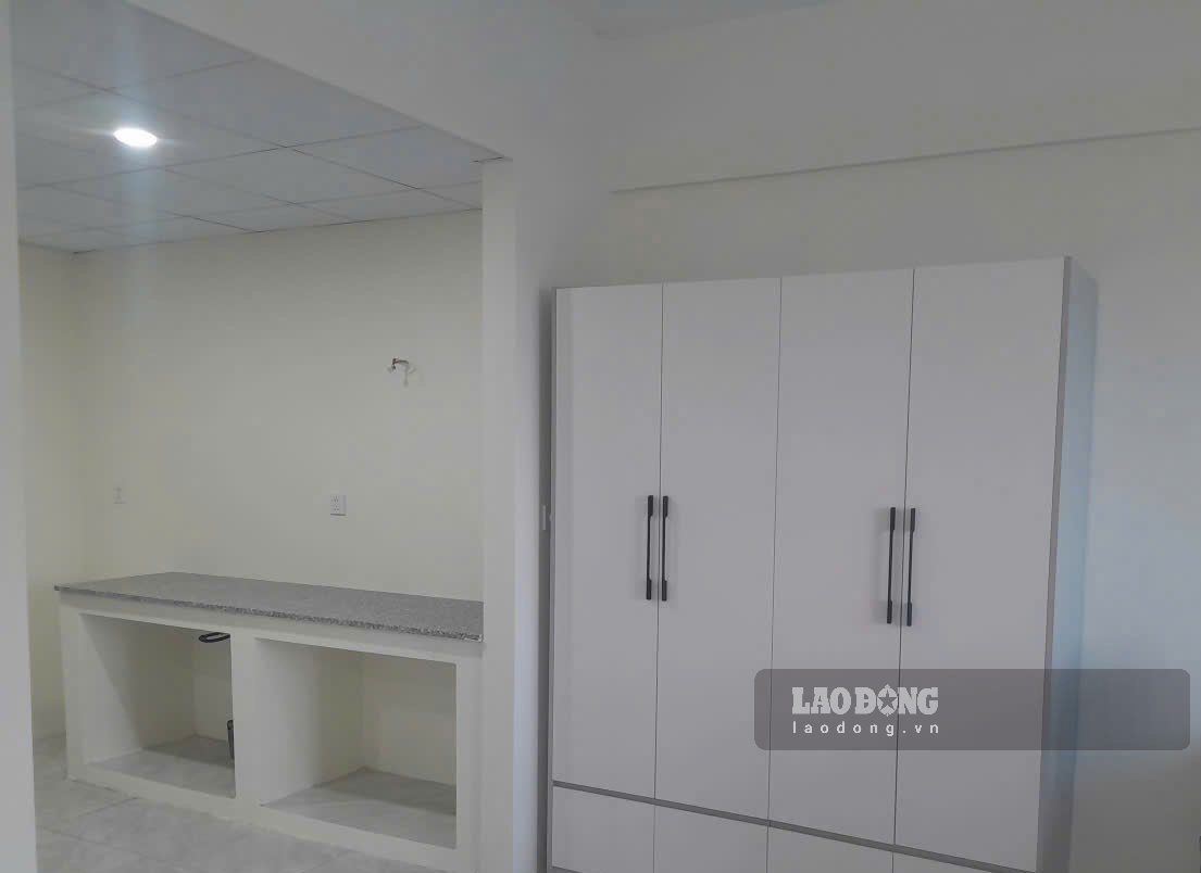 Một số thiết bị nội thất đã được lắp đặt (ảnh chụp ngày 16.9). Ảnh: Nguyễn Trường