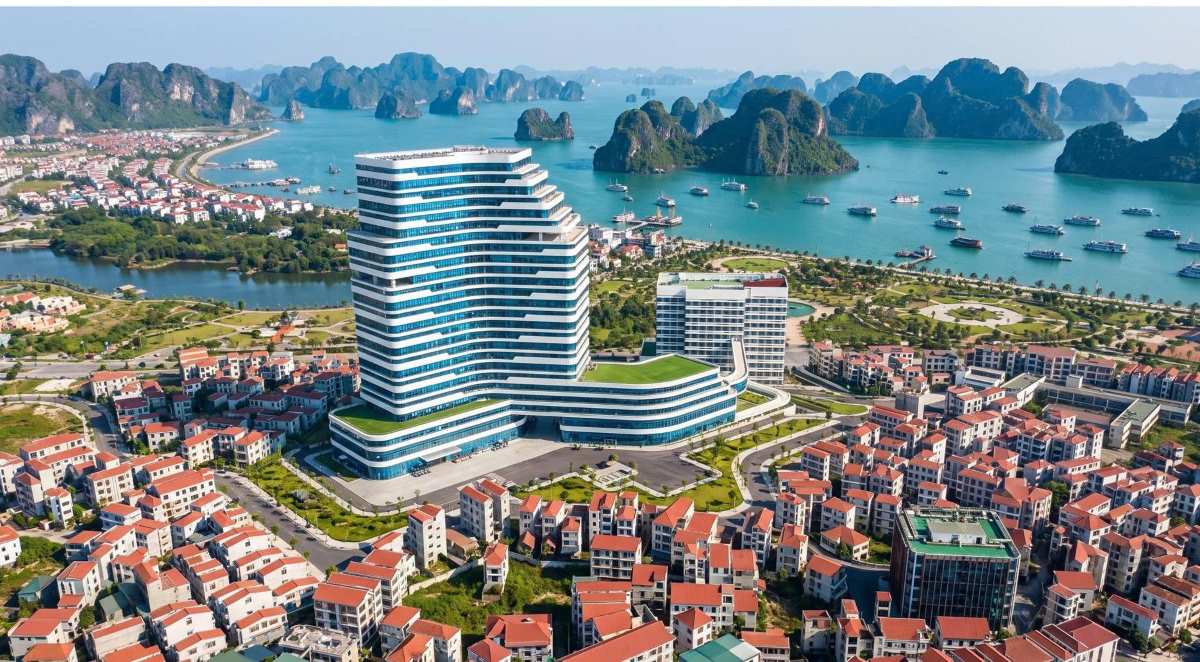 Perspective proposal for pre-feasibility study report of Quang Ninh City General Hospital Project in Hong Gai ward. Photo: Area I Construction Investment Project Management Board.