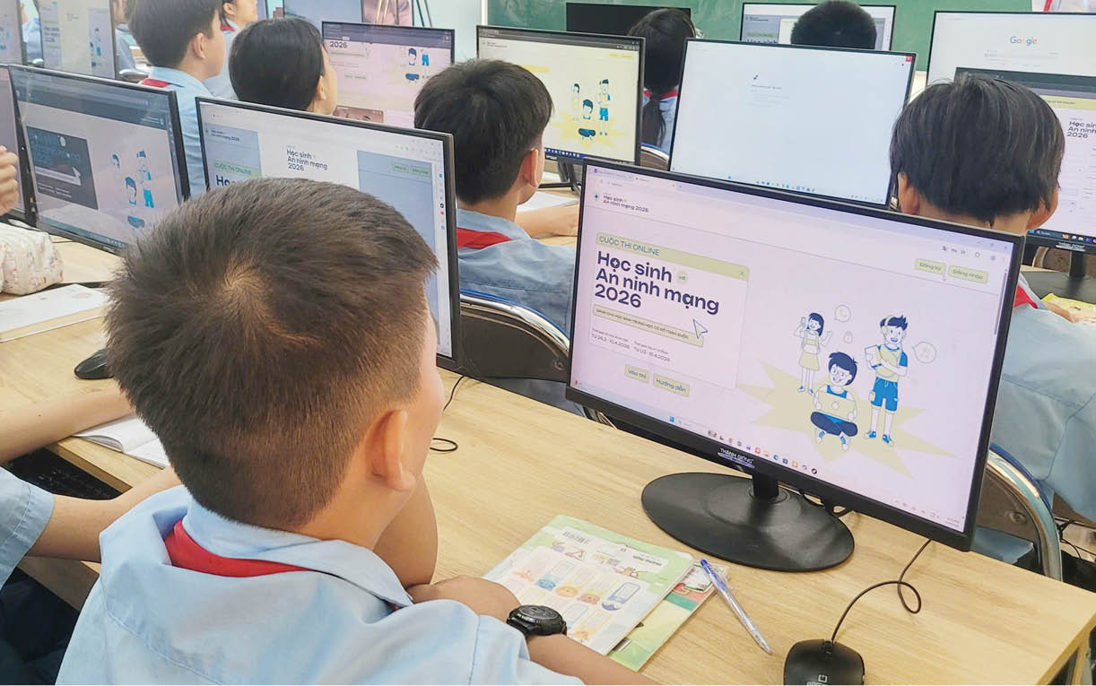 Comprehensive network safety education is a systematic educational process aimed at forming and developing in students the ability to use a safe and healthy digital environment. Photo: Ministry of Education and Training Electronic Information Portal