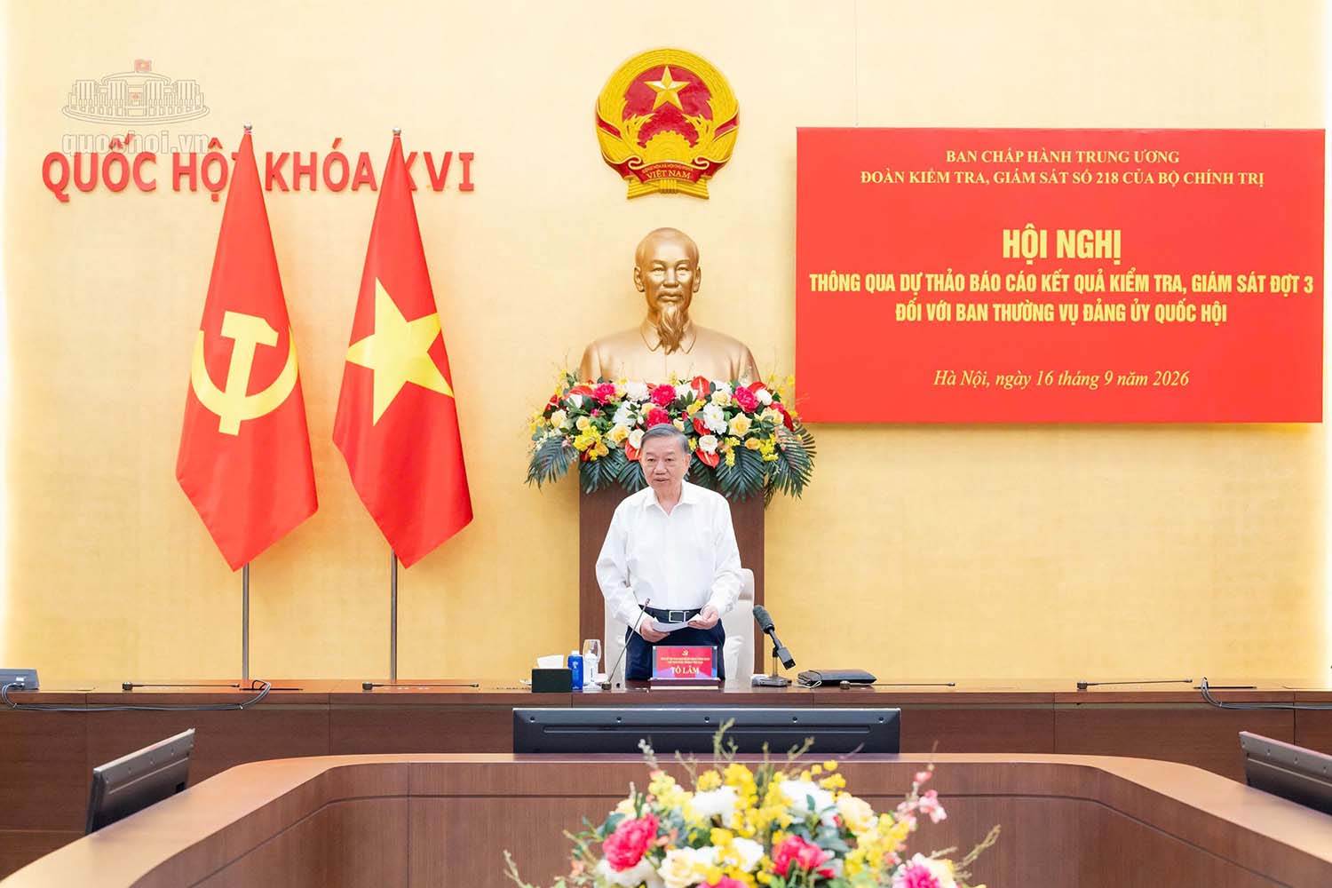 Tổng Bí thư, Chủ tịch nước Tô Lâm. Ảnh: Quochoi.vn