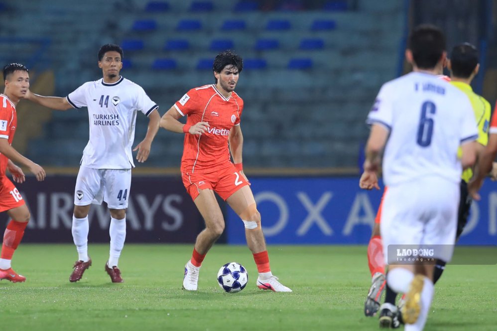 The Cong Viettel joue son premier match à la Coupe C2 d'Asie 2026-2027. Photo: TV360