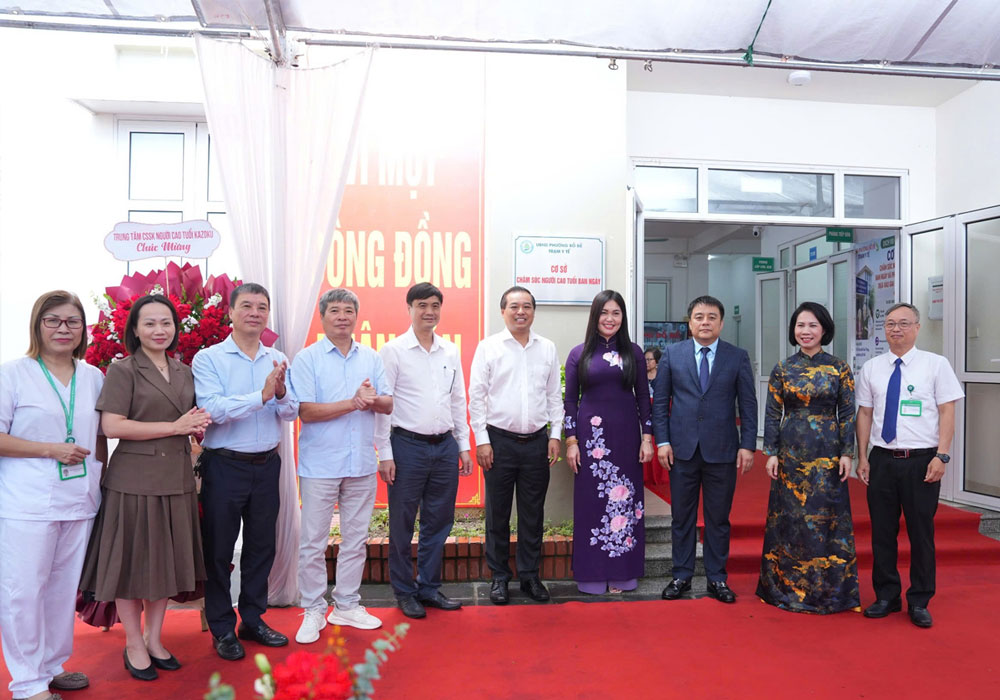 Đây là một trong số mô hình chăm sóc sức khỏe ban ngày cho người cao tuổi tại Hà Nội đi vào hoạt động thời gian qua. Ảnh: Sở Y tế Hà Nội