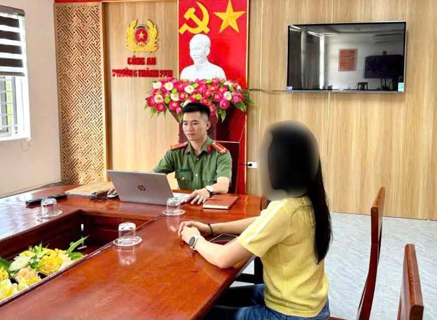 N.T.M.T bị phạt 20 triệu đồng vì công khai dữ liệu cá nhân của người khác khi chưa được đồng ý. Ảnh: Công an phường Thành Sen