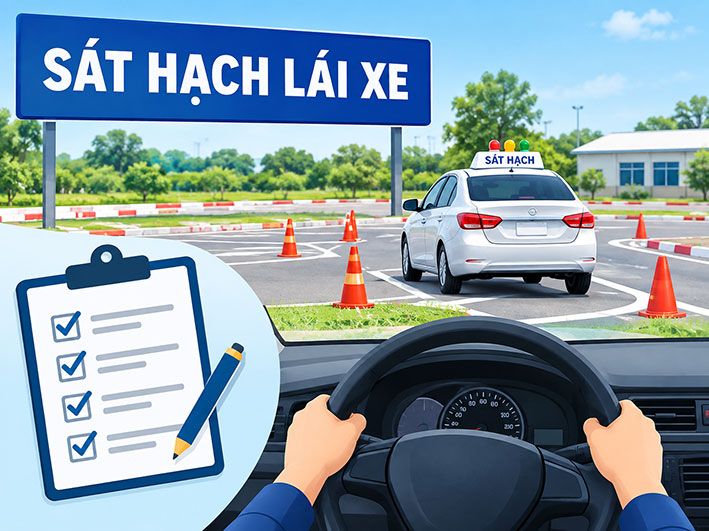 Cơ quan soạn thảo Bộ Công an đồng ý bỏ nội dung nộp hồ sơ sát hạch bằng lái quá thời hạn tại Công an xã. Đồ họa: Quang Việt (có công cụ AI hỗ trợ)