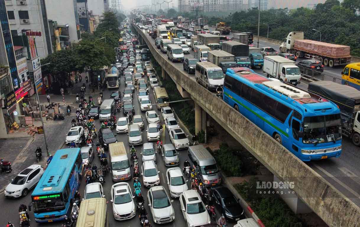 Ring Road 3 has experienced continuous congestion for many years. Photo: To The