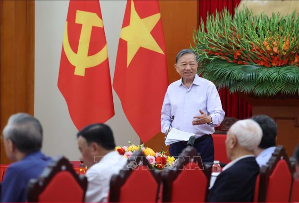 Tổng Bí thư, Chủ tịch nước Tô Lâm chủ trì phiên họp. Ảnh: TTXVN
