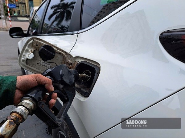 Gasoline and oil prices fall sharply. Photo: Ha Vy
