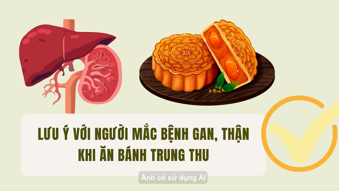 Notes for people with liver and kidney diseases when eating mooncakes