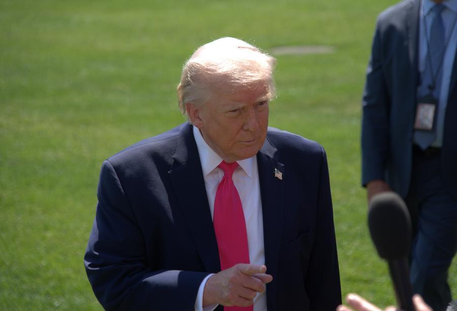US President Donald Trump said Iran directly expressed its desire to reach an agreement. In the photo: US President Donald Trump at the White House in Washington D.C., USA, April 16, 2026. Photo: Xinhua