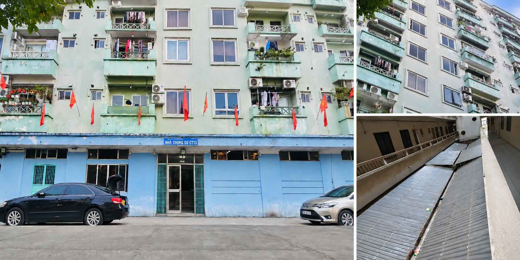 Nhiều chung cư cũ tại Hà Nội được chủ nhà điều chỉnh giảm giá bán, nhưng lượng khách quan tâm vẫn khá hạn chế. Trong ảnh là tòa CT3 Bắc Linh Đàm (Hà Nội). Ảnh: Hà Lê