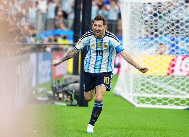 Lionel Messi still knows how to shine at 39. Photo: Xinhua