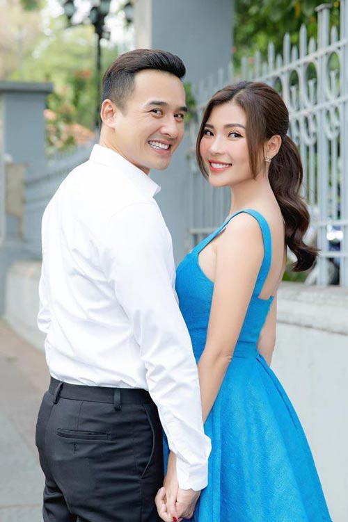 Luong The Thanh and his wife Thuy Diem. Photo: Artist provided