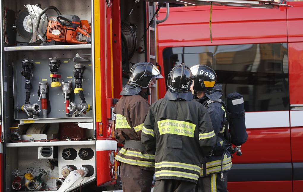 Russian firefighters. Photo: TASS broadcast on September 17, 2026