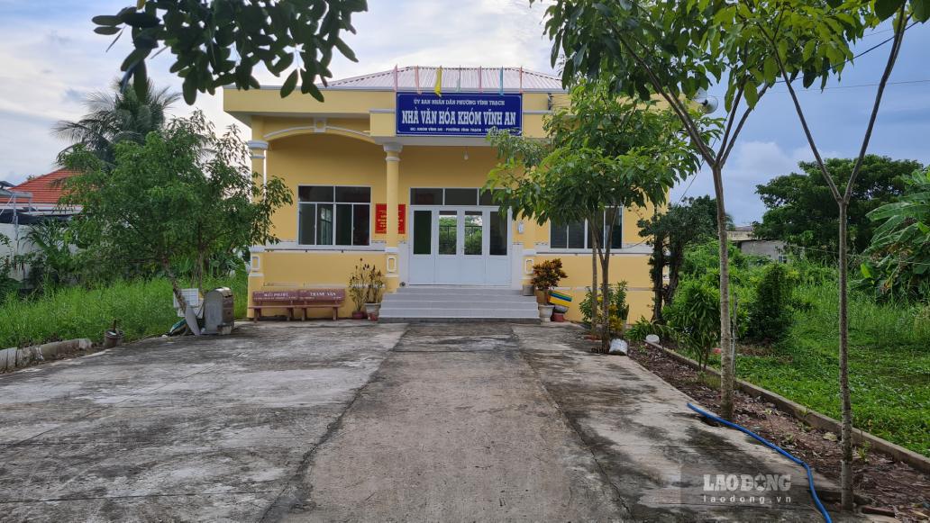Nhà văn hoá khóm Vĩnh An, phường Vĩnh Trạch, Cà Mau thường xuyên hoạt động, nhưng chưa đáp ứng yêu cầu.(ảnh chụp ngày 17.9.2026). Ảnh: Nhật Hồ.