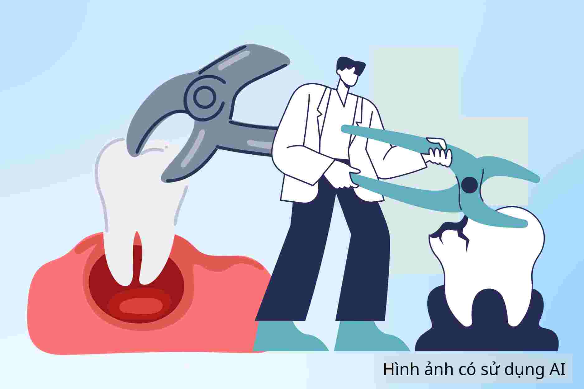 Swollen gums need treatment before wisdom tooth extraction