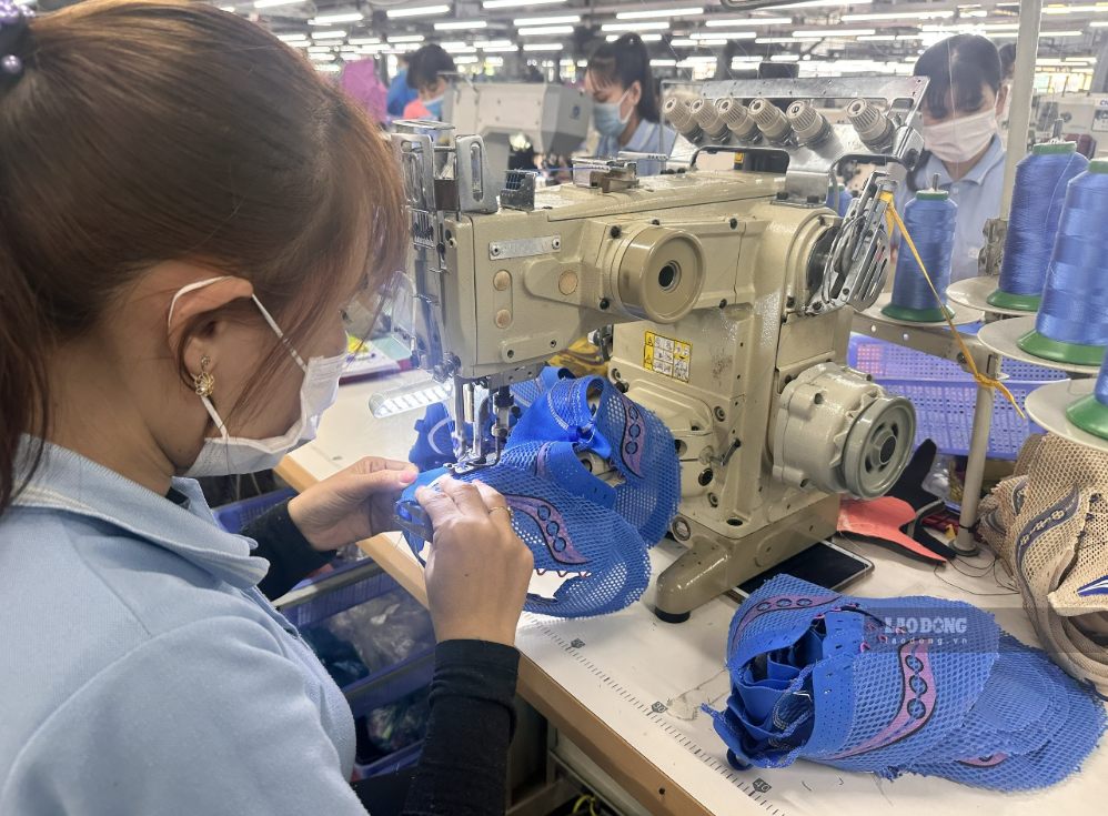 Công nhân làm việc trong công ty của doanh nghiệp FDI tại KCN Hàm Kiệm 2. Ảnh: Duy Tuấn chụp tháng 5.2026.