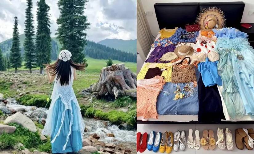 Chinese youth recently have a trend of buying "one-piece clothes" at cheap prices just to travel and take virtual photos. Photo: Xinhua