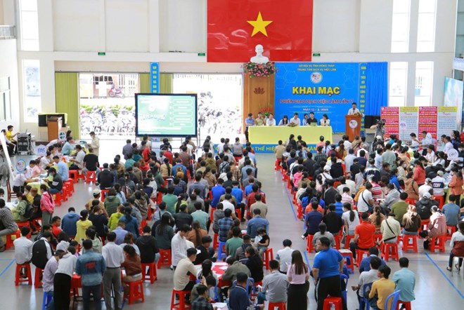 9 tháng, Trung tâm Dịch vụ việc làm Đồng Tháp kết nối việc làm cho hơn 30.000 lao động