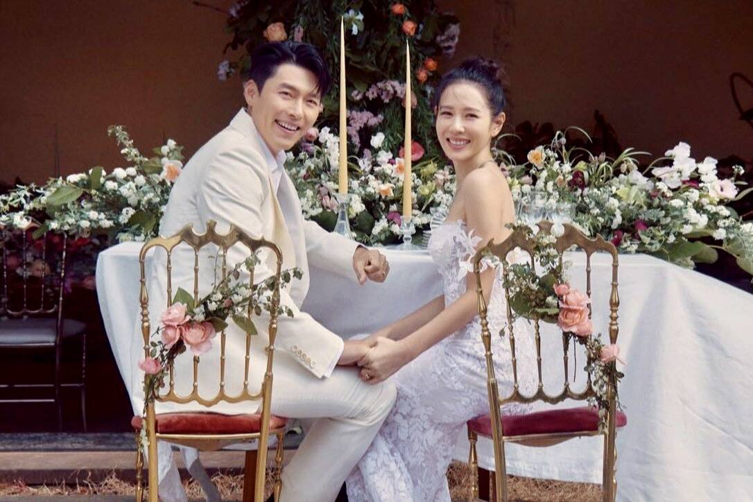 Hyun Bin and Son Ye Jin married in 2022. Photo: Lotte