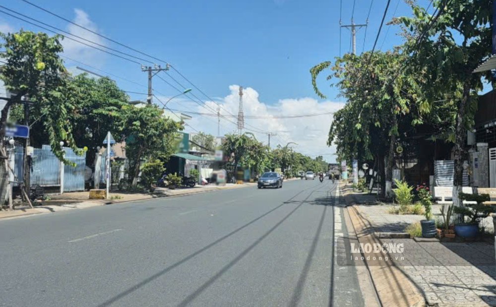 An Giang Provincial Police announced that traffic violation vehicles were detected through a surveillance camera system. Photo: Nguyen Anh
