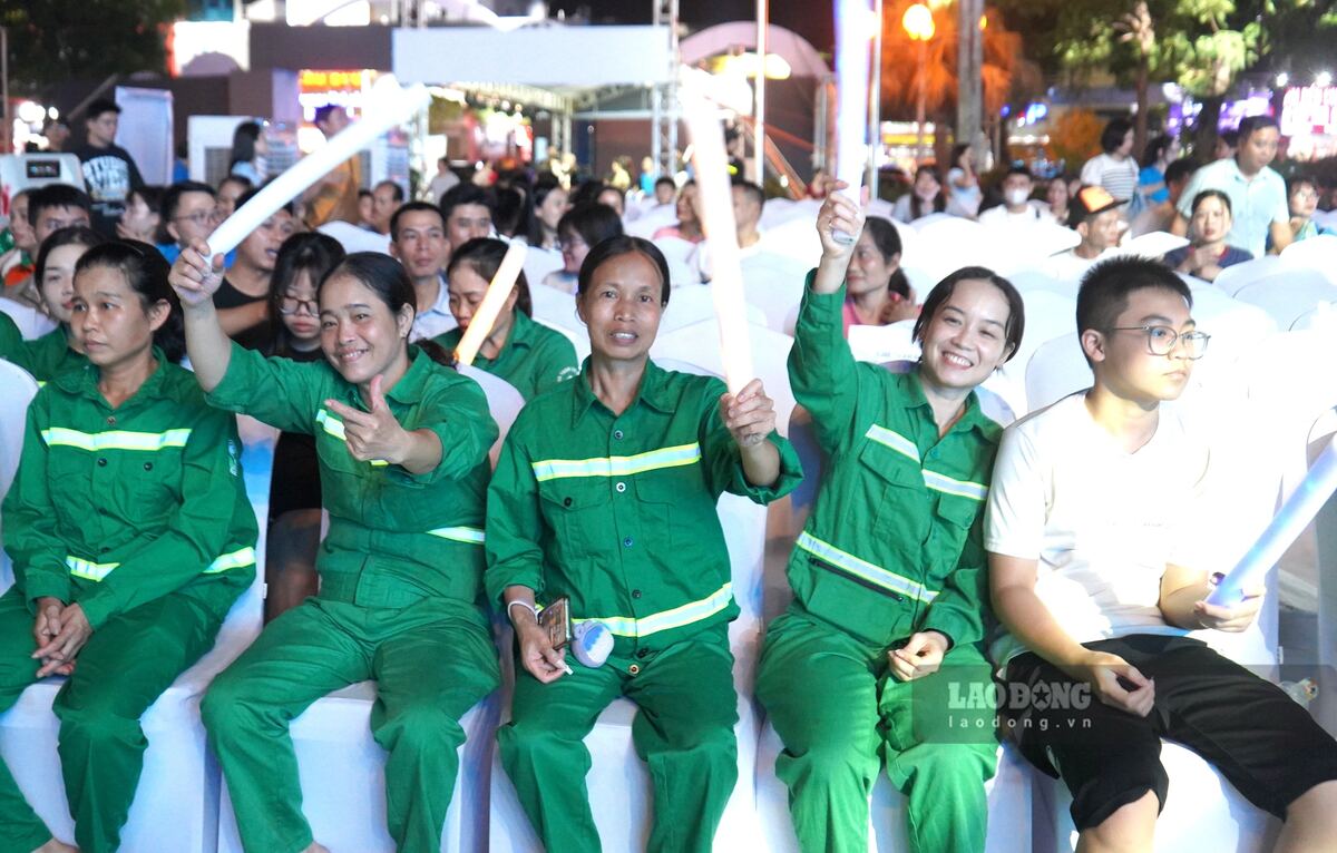 Công nhân Việt Nam nói không với ma túy. Ảnh: Mai Dung