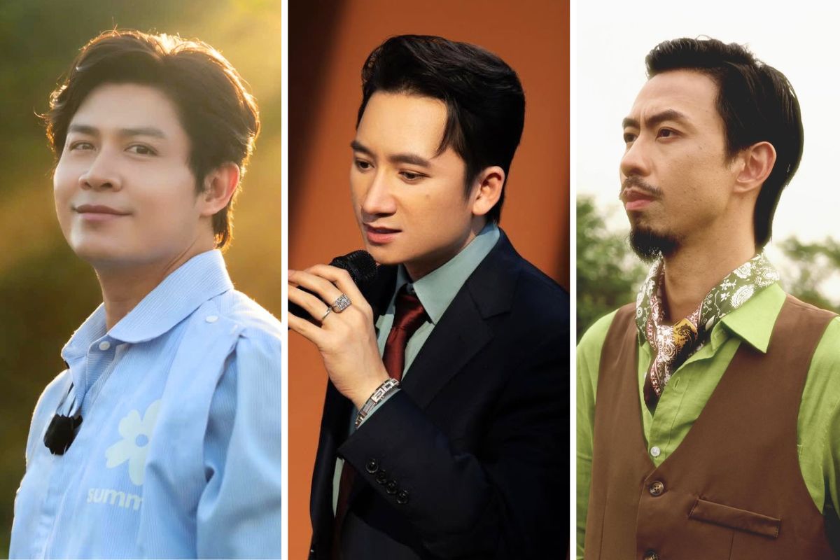Nguyen Van Chung, Phan Manh Quynh and Den Vau composed many Vietnamese songs with large lyrics. Photo: Artist provided