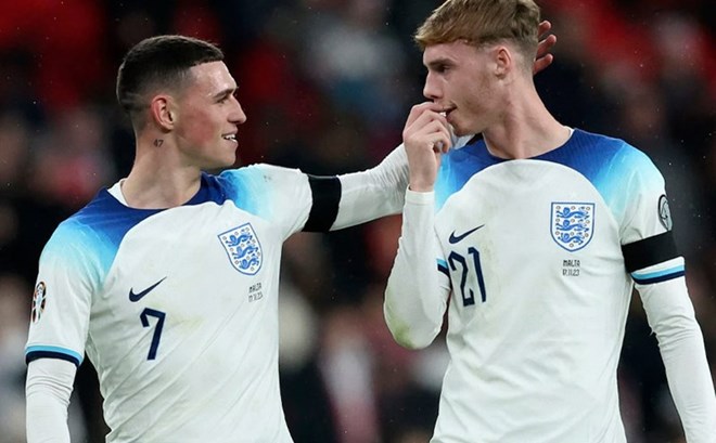 Cole Palmer recalled to the England national team. Photo: AFP