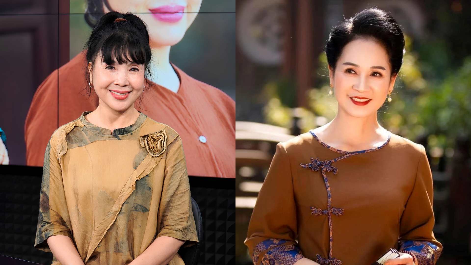 同じ名前の2人の人民芸術家ラン・フオン。写真:ミン・チン/NVCC