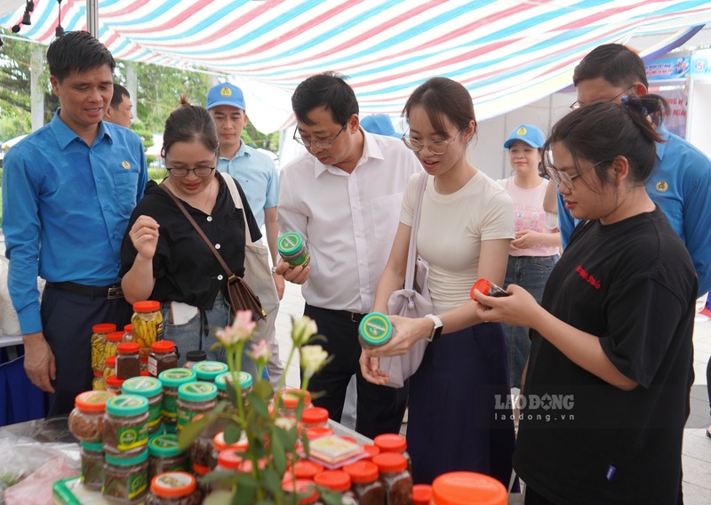 Diverse activities at a series of drug prevention and control communication events in Hai Phong. Photo: Mai Dung