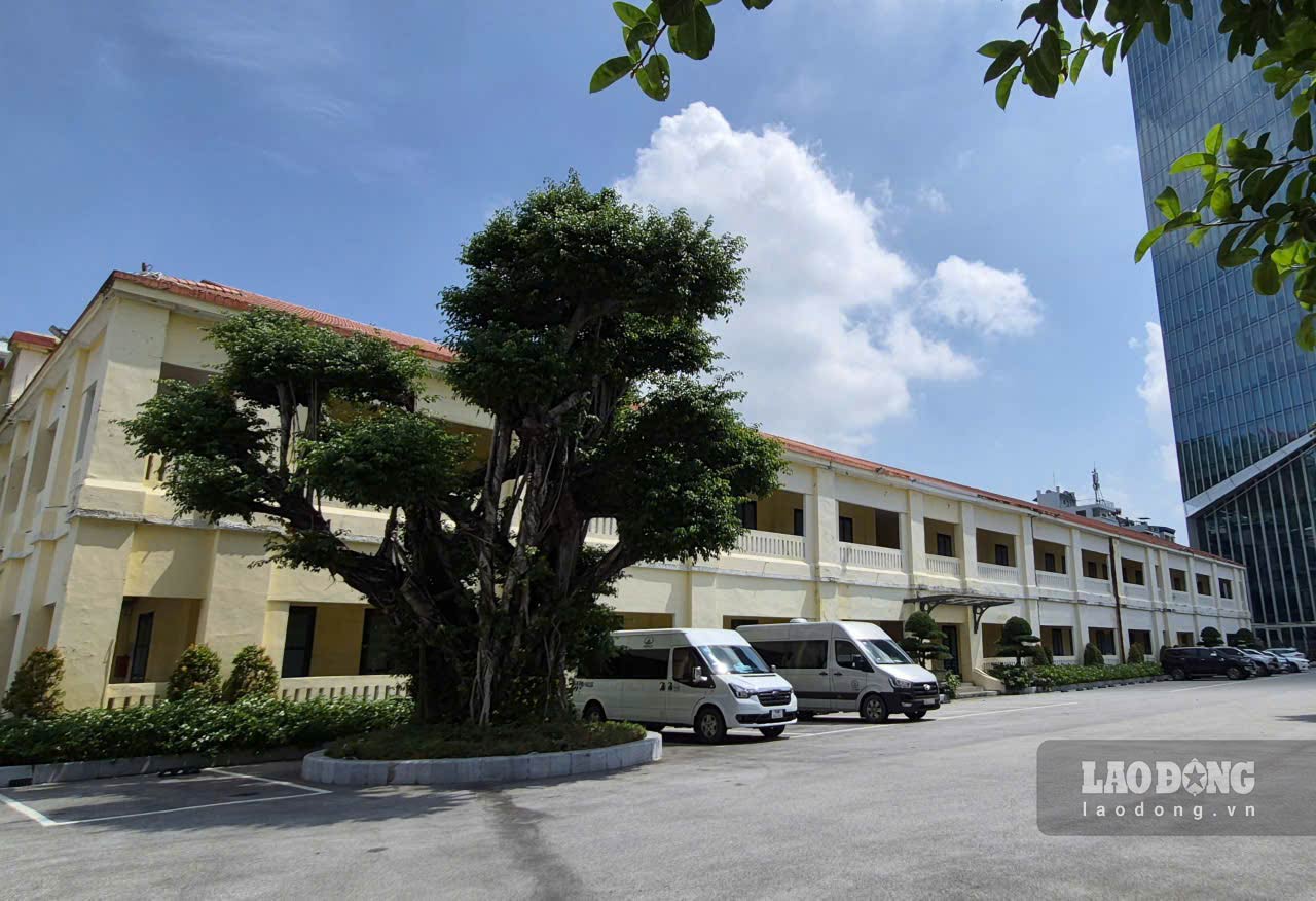 Di tích lịch sử Trụ sở Công ty Pháp mỏ than Bắc Kỳ (SFCT), được người Pháp xây dựng từ năm 1888. Ảnh: Nguyễn Hùng