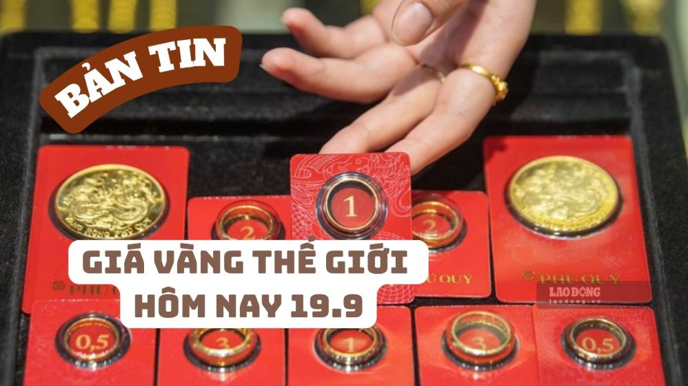 World gold prices today, September 19, closed the trading week with a strong increase, rekindling expectations that prices will continue to rise. Photo: Phan Anh (taken in June 2026)