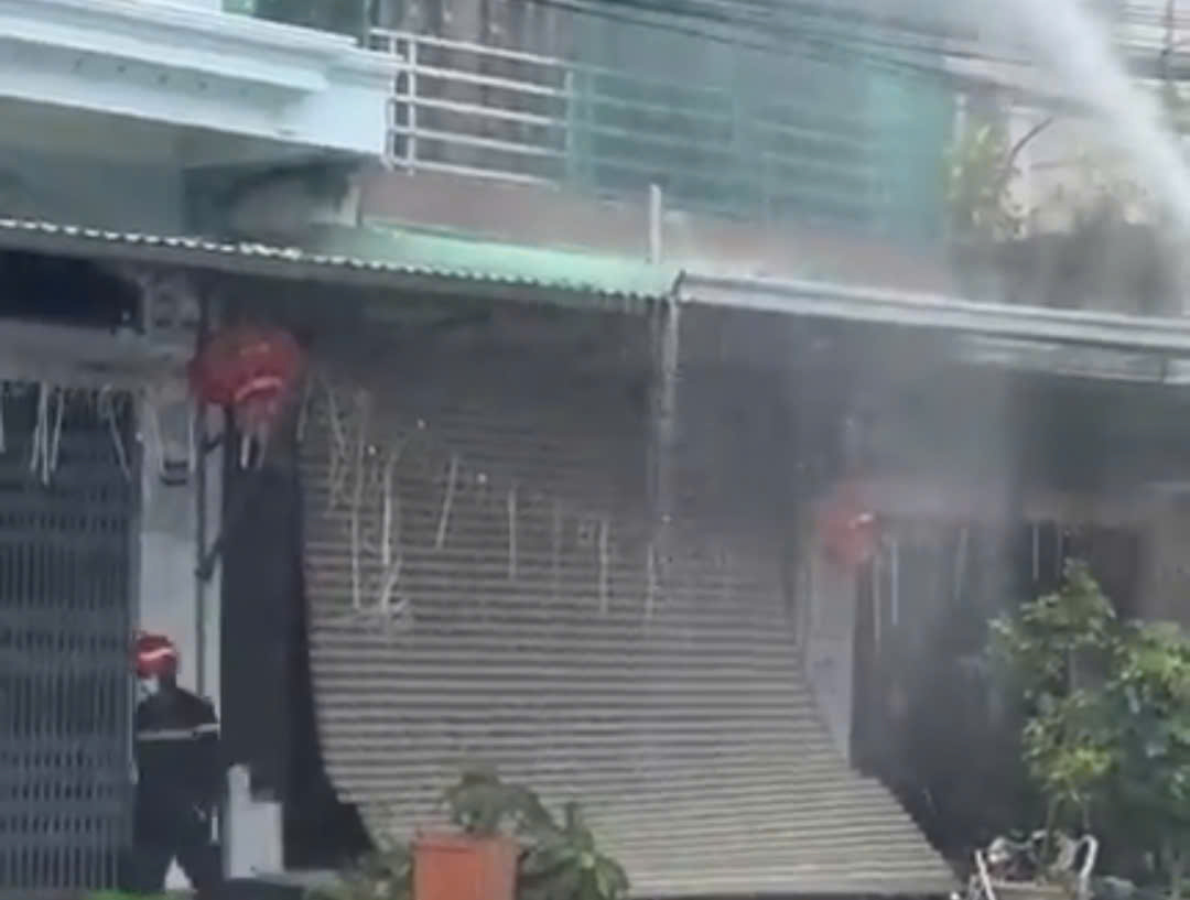 Scene of the explosion in An Lao commune, Hai Phong city. Photo: Nguyen Mien