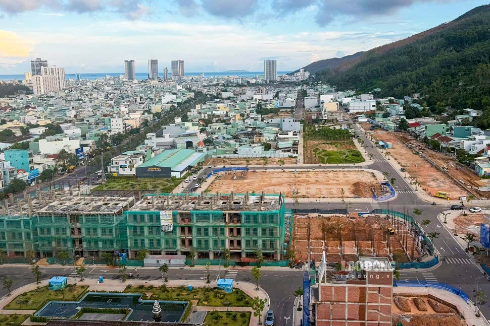 The project is being implemented in Quy Nhon Nam ward, Gia Lai (photo taken on September 19). Photo: Hoai Phuong