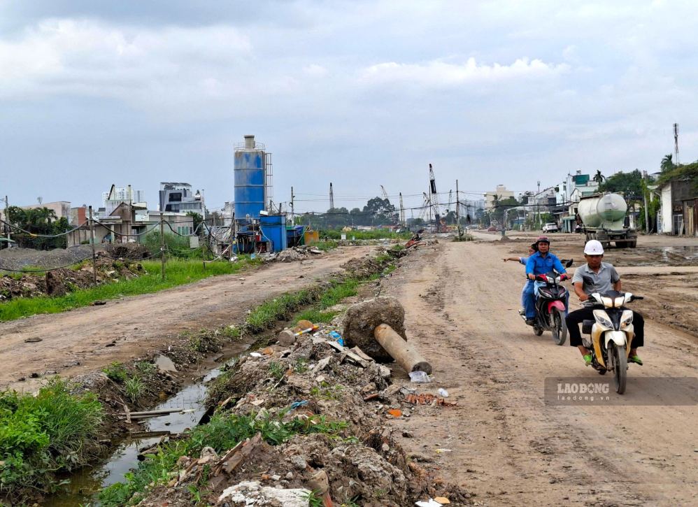 Đoạn Vành đai 2 TPHCM (từ cầu Gò Dưa đến Phạm Văn Đồng) dự kiến hoàn thành năm 2027.  Ảnh: Minh Quân
