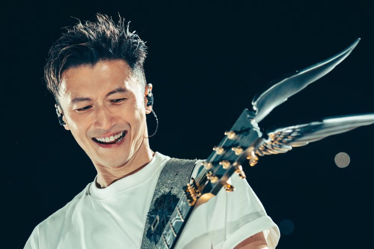 Chinese singer and actor Ta Dinh Phong. Photo: Xinhua