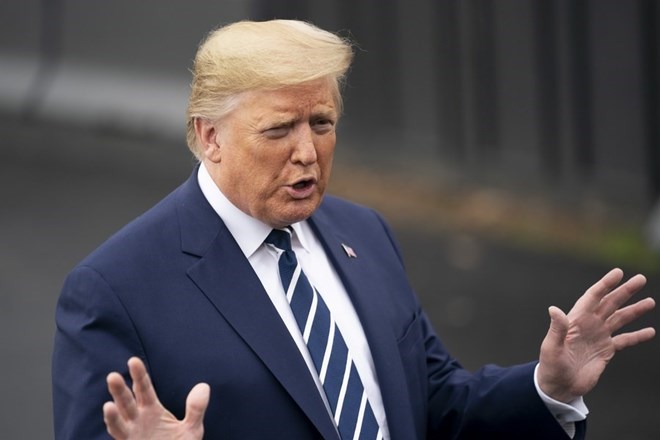 President Donald Trump said that the US will establish a specialized force on artificial intelligence (AI). Photo: Xinhua