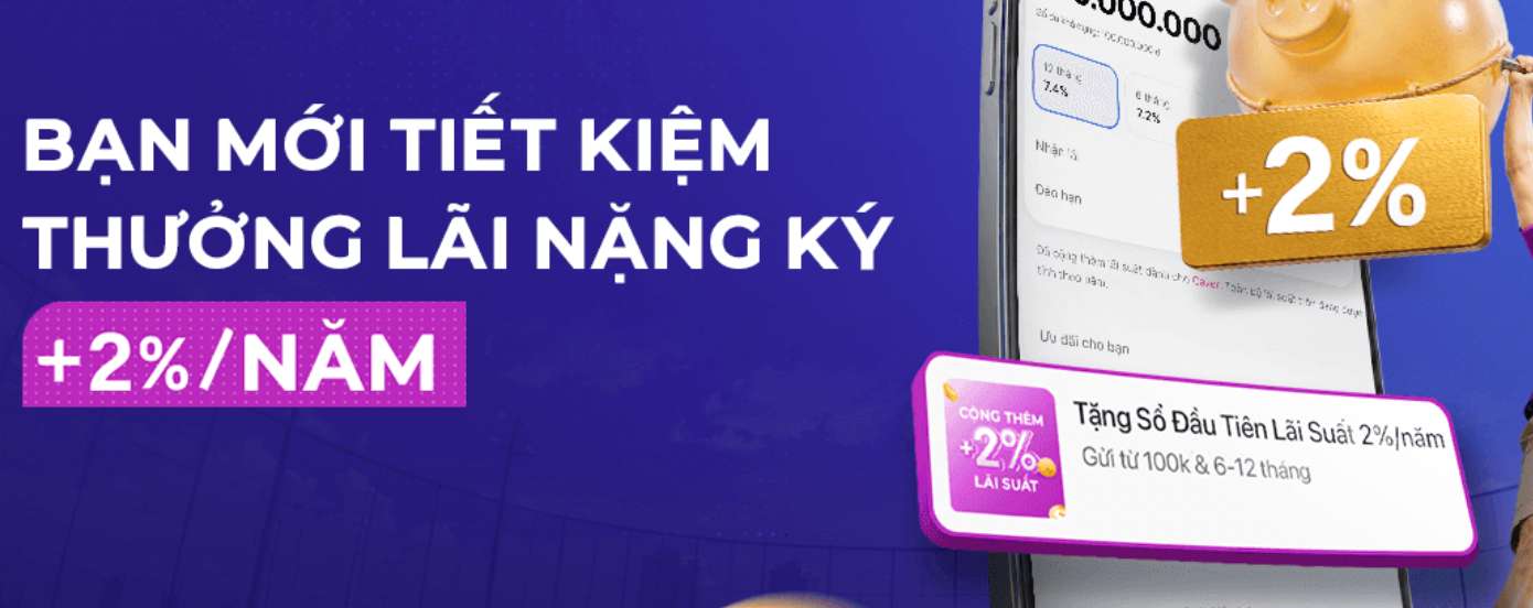 Biểu lãi suất tiết kiệm Cake by VPBank. Ảnh: Cake by VPBank  