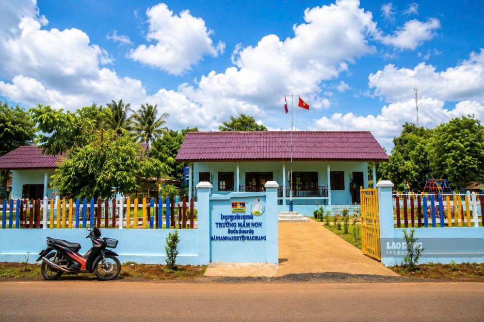 Quang cảnh ngôi trường. Ảnh: Bảo Trung
