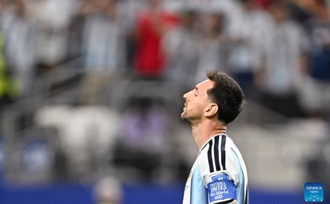 Lionel Messi has closed his journey with the Argentine team. Photo: Xinhua