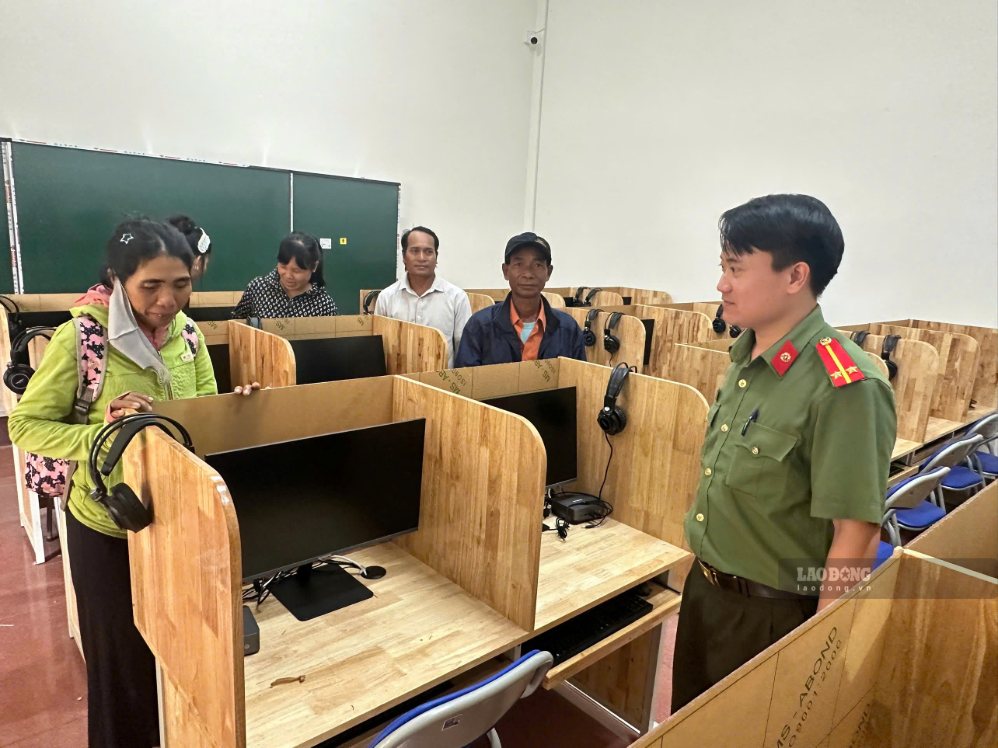 People's Police Culture School II, Dak Lak province has prepared facilities, equipment, and teachers ready to welcome more than 1,000 students in the new school year. Photo: Bao Trung