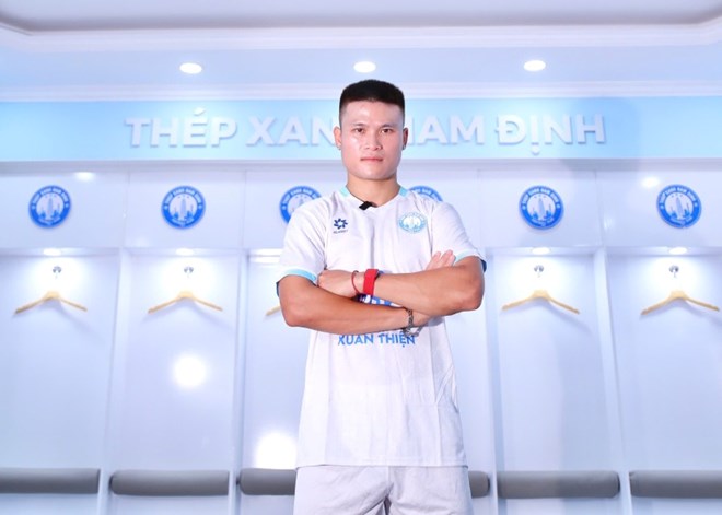 Tuấn Hải gia nhập Nam Định FC. Ảnh: NĐFC