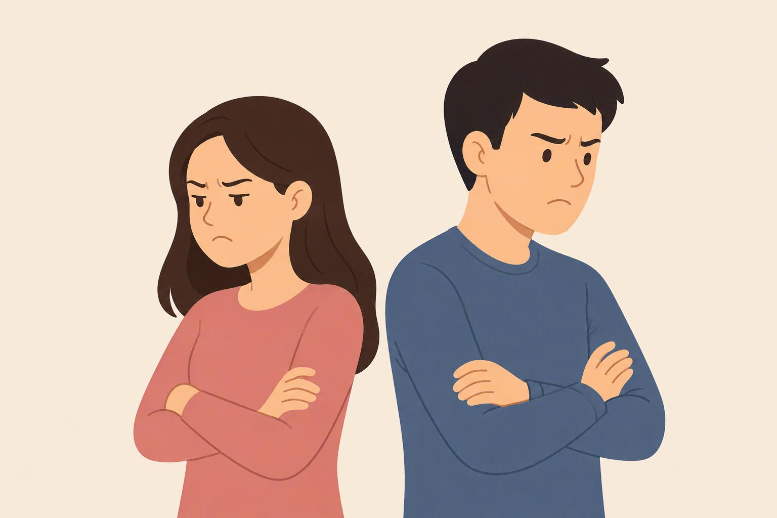Many young couples have conflicts after getting married due to disagreements. Photo: AI Viet Bac