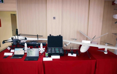 Công an Hà Nội ra mắt UAV, Hanoi Smart Police. Ảnh: Công an Hà Nội