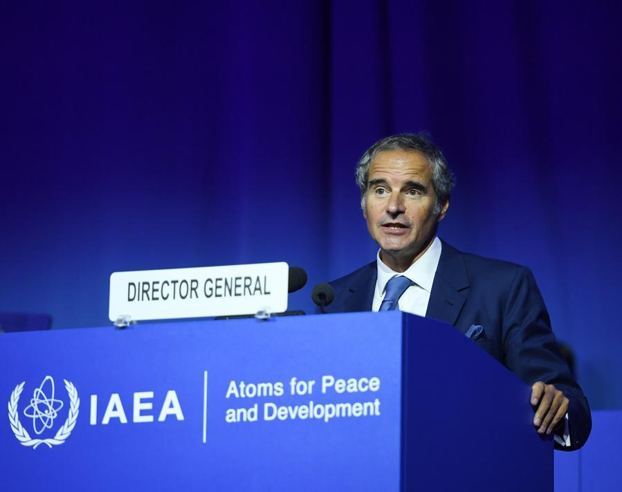 International Atomic Energy Agency (IAEA) Director General Rafael Grossi. The IAEA report confirms that the Syrian government previously did not declare some materials, facilities and nuclear activities. Photo: Xinhua