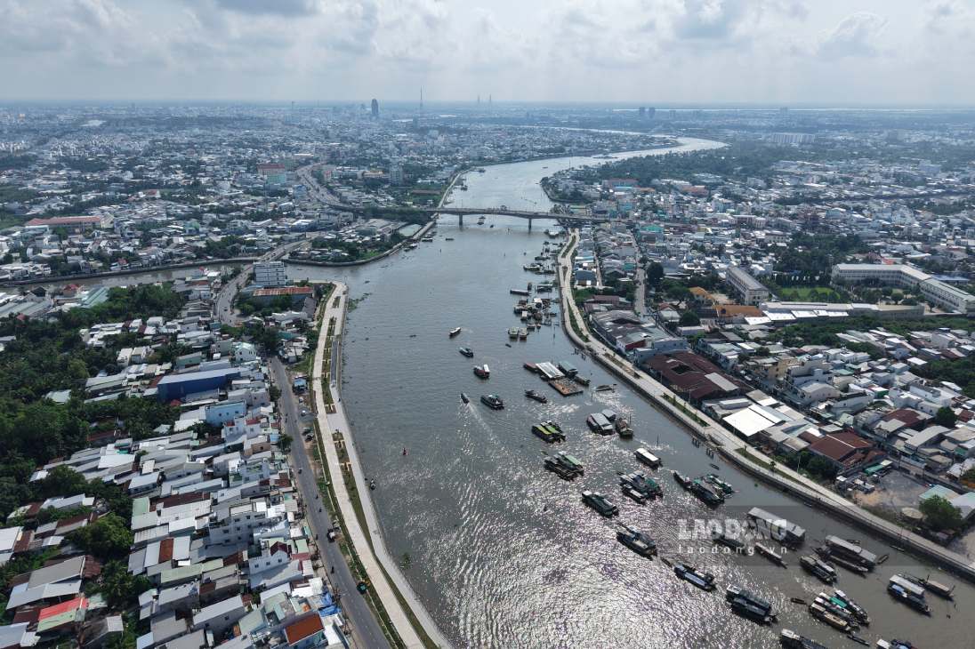 Vista panorámica de la ciudad de Can Tho. Foto: Ta Quang